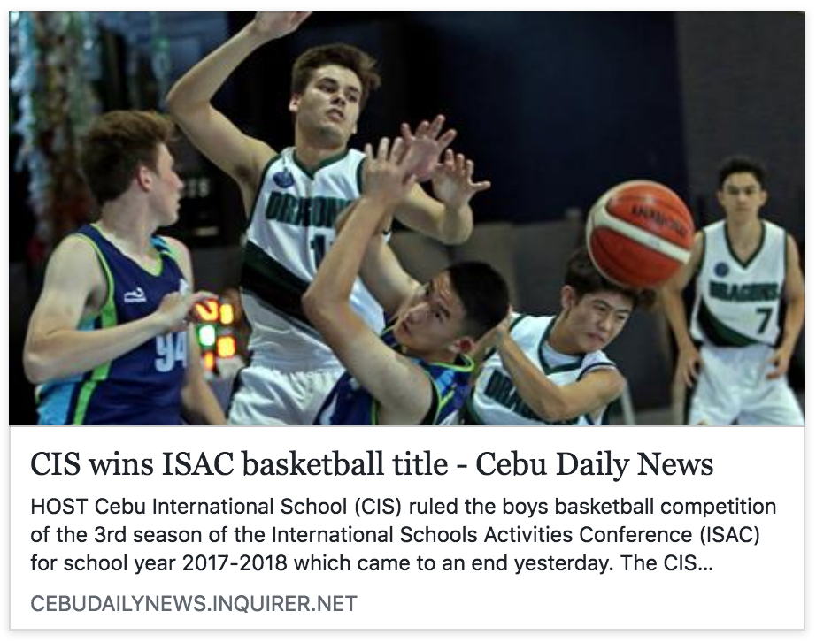 CIS Wins ISAC Basketball Title