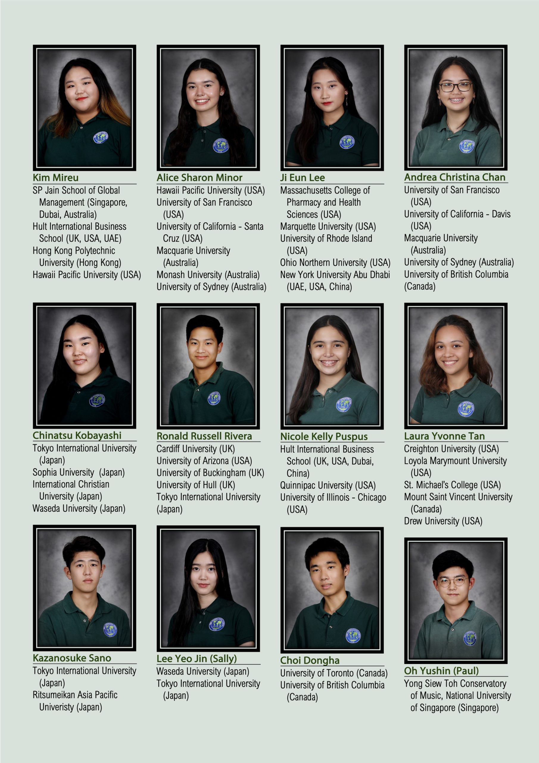 Acceptances May 29 2