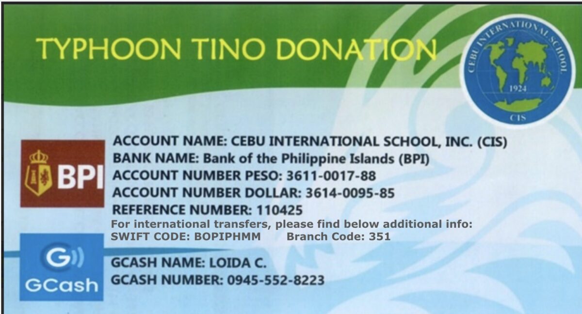 Typhoon Tino Donation
